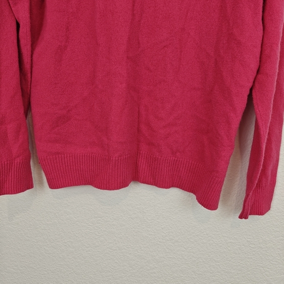 J. Mclaughlin Long Sleeve V-neck 100% Cashmere Button Up Cartigan Size Medium - Picture 12 of 13